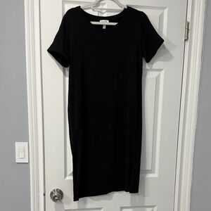 CASUAL BLACK TSHIRT DRESS